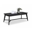 Carrington Coffee Table - 120cm - Black Oak