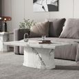 Naples Coffee Table - White Marble