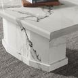 Naples Coffee Table - White Marble