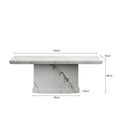 Naples Coffee Table - White Marble