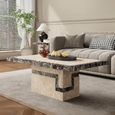 Venice Coffee Table - Cream Marble