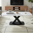 Clearance - Vernal Coffee Table - White Sintered Stone - FSS16880