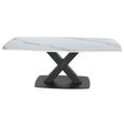 Clearance - Vernal Coffee Table - White Sintered Stone - FSS16880