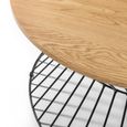 Clearance - Jersey Coffee Table - 79cm - Round - Oak - FSS16558