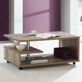 Bailey Coffee Table - G-Shape - Antique Oak