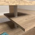 Bailey Coffee Table - G-Shape - Antique Oak