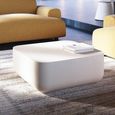 Flat Top Square Coffee Table - Pitted Linen