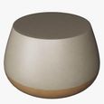Taiko Round Coffee Table - Grey and Gold Ombre