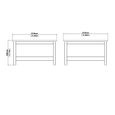 Barcelona Coffee Table - Square - White
