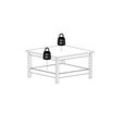 Madrid Coffee Table - Jackson Hickory Oak