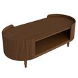 Williamson Coffee Table - Oval - Mid Gloss Lacquered