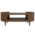 Williamson Coffee Table - Oval - Mid Gloss Lacquered