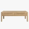 Stockholm Coffee Table - 2 Drawer - Oak