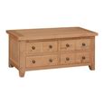Appleby Coffee Table - 8 Drawer - Oak