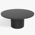 Timo Coffee Table - Round - with Slatted Base - Oiled Ash - Variation Available