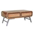 Aspen Coffee Table - 2 Drawer - Industrial - Reclaimed Wood