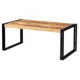 Cosmo Coffee Table - Industrial Style - Wooden and Metal