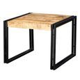 Cosmo Coffee Table - Square - Industrial Style - Wooden and Metal