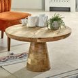 Surrey Coffee Table - Round - Solid Mango Wood