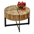 Surrey Coffee Table - Round - 70cm - Solid Mango Wood