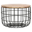 Surrey Coffee Table - Round - Removable Top - Solid Mango Wood