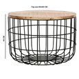 Surrey Coffee Table - Round - Removable Top - Solid Mango Wood
