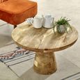 Surrey Coffee Table - Round - Solid Mango Wood
