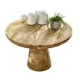 Surrey Coffee Table - Round - Solid Mango Wood