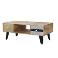 Sorio Coffee Table - 2 Drawer - Reclaimed Wood