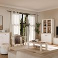 Pontypool Coffee Table - Large - White and Riva Oak