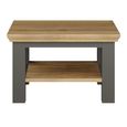 Pontypool Coffee Table - Small - Dark Grey and Light Oak