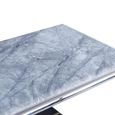 Dolce Coffee Table - Grey Marble & Chrome