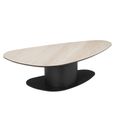 Ritz Beige Ceramic Top Coffee Table
