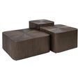 Cubes Coffee Table - Set of 2 - Low - Square - Brunzae - Metal