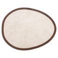 Melrose Coffee Table - Abstract - Spicebrown - Manrble and Mango Wood