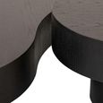 Bogor Set of 2 Dark Wood Coffee Tables