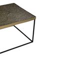 Akola Coffee Table - Glass and Gold