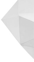 Allure Diamond Shape Coffee Table - Silver