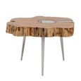 Almora Coffee Table - Log - Acacia Wood and Metal