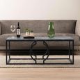 Alora Coffee Table - Black Marble Effect