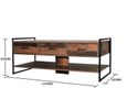 Alpena Rustic Oak 3 Drawer Coffee Table