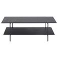 Angus Coffee Table - Black Melamine