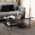 Angus Coffee Table - Black Melamine
