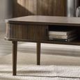 Arya Ribbed Dark Oak Coffee Table