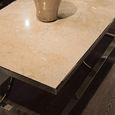 Aurora Coffee Table - Marble with Stainless Steel Base - Variation Available