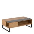 Azalea Black and Oak Lift Up Coffee Table