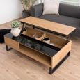 Azalea Coffee Table - 1 Lift Up - Oak
