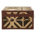 Aztec Coffee Table - Brown - Storage Trunk