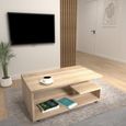 Bailey Sonoma Oak G-Shape Coffee Table