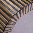 Bambusa Coffee Table - Curved - Bamboo Inlay